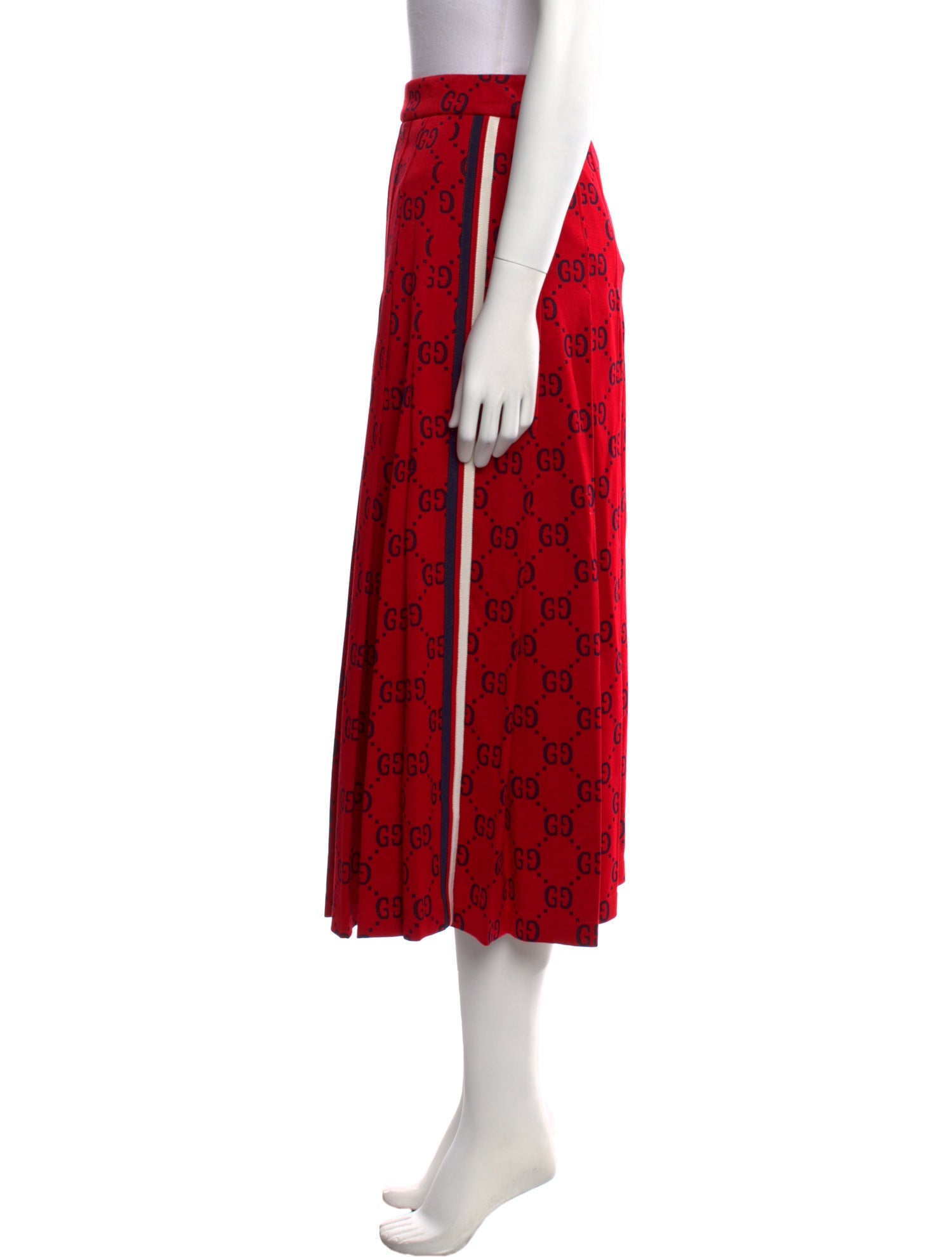 Gucci Printed Midi Length Skirt