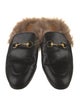 Gucci Horsebit Accent Leather Mules