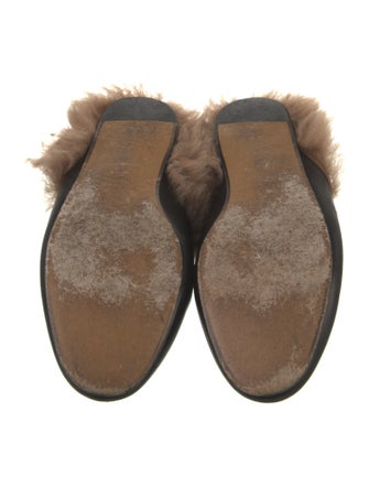 Gucci Horsebit Accent Leather Mules