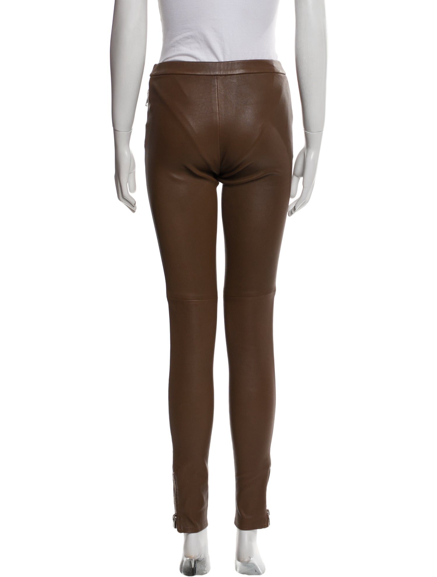 Gucci Leather Skinny Leg Pants