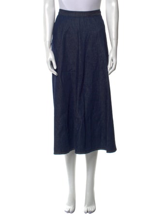 Gucci Embroidered Accent Midi Length Skirt