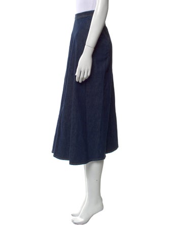 Gucci Embroidered Accent Midi Length Skirt