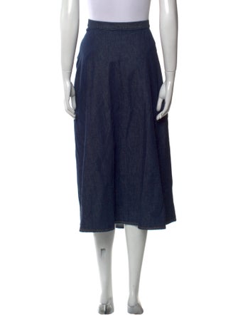 Gucci Embroidered Accent Midi Length Skirt