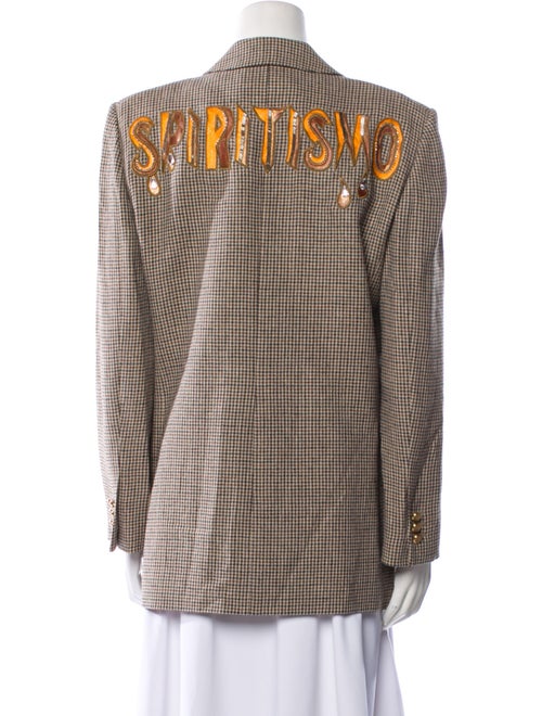 Gucci 2018 Gucci 2018 Houndstooth Spiritismo Print Blazer Blazer