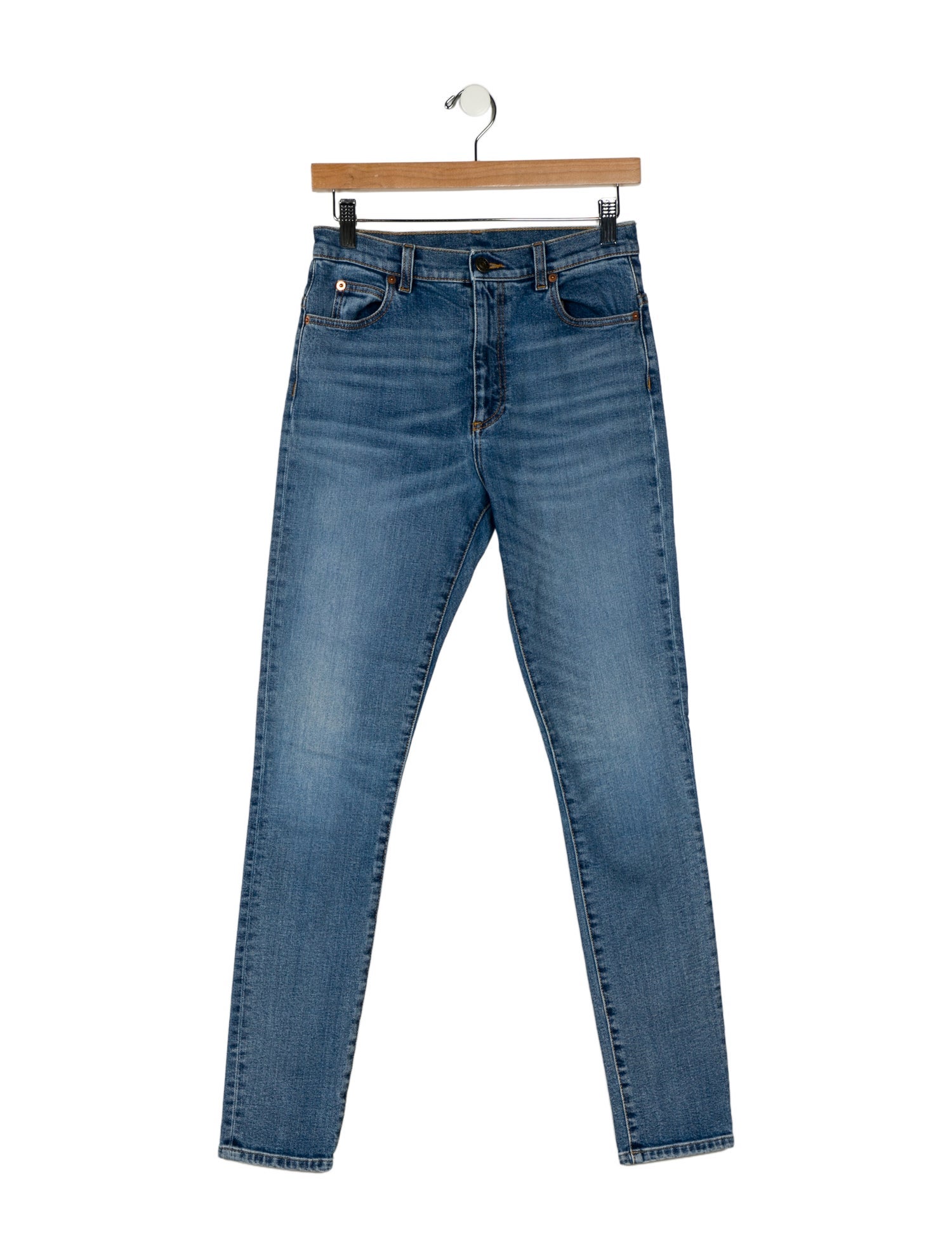 Gucci High-Rise Skinny Leg Jeans