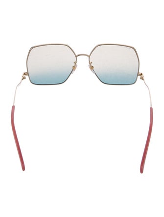 Gucci Diva Horsebit Accent Sunglasses