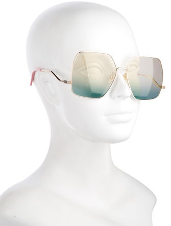 Gucci Diva Horsebit Accent Sunglasses