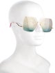 Gucci Diva Horsebit Accent Sunglasses