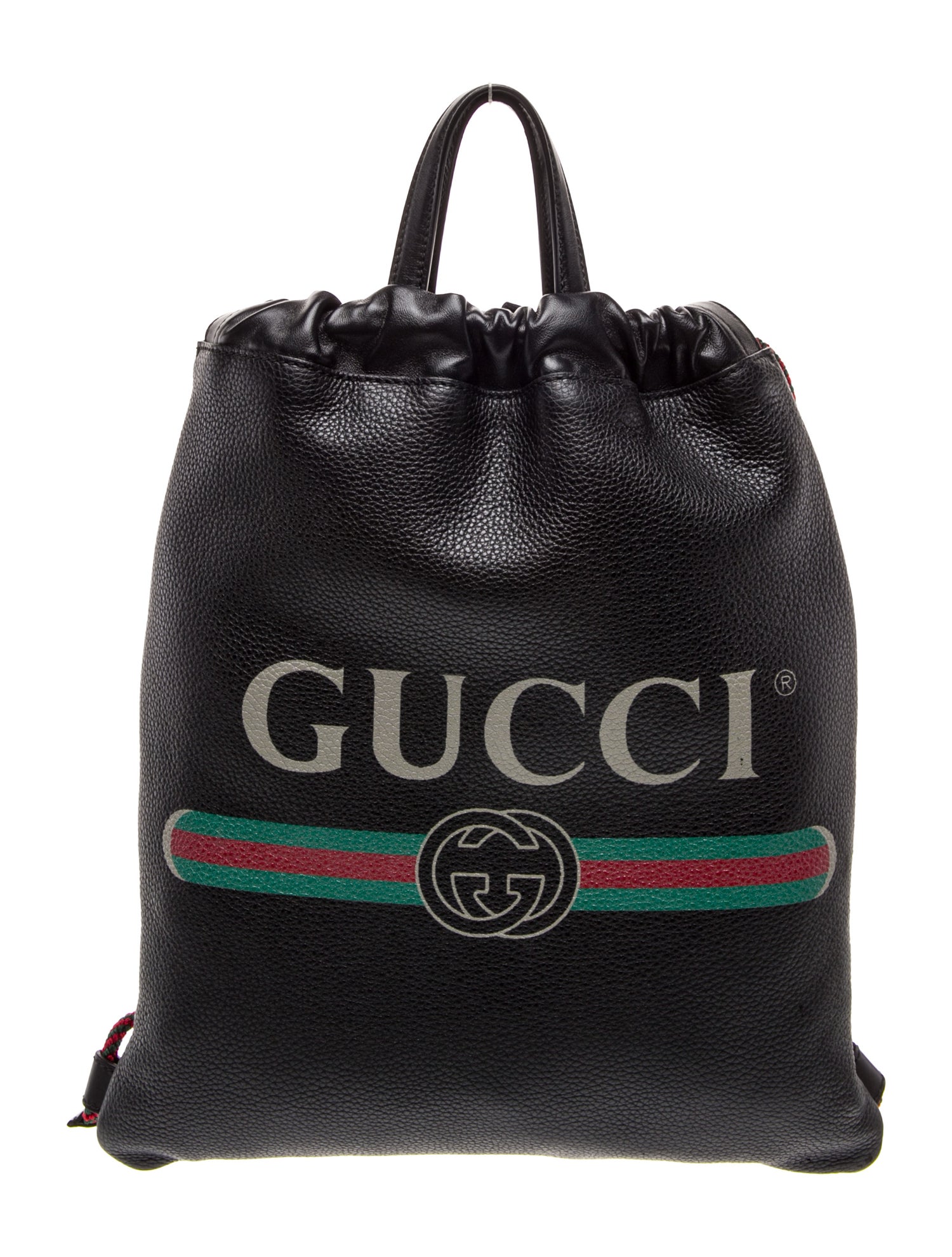 Gucci Web Logo Drawstring