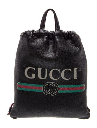 Gucci Web Logo Drawstring