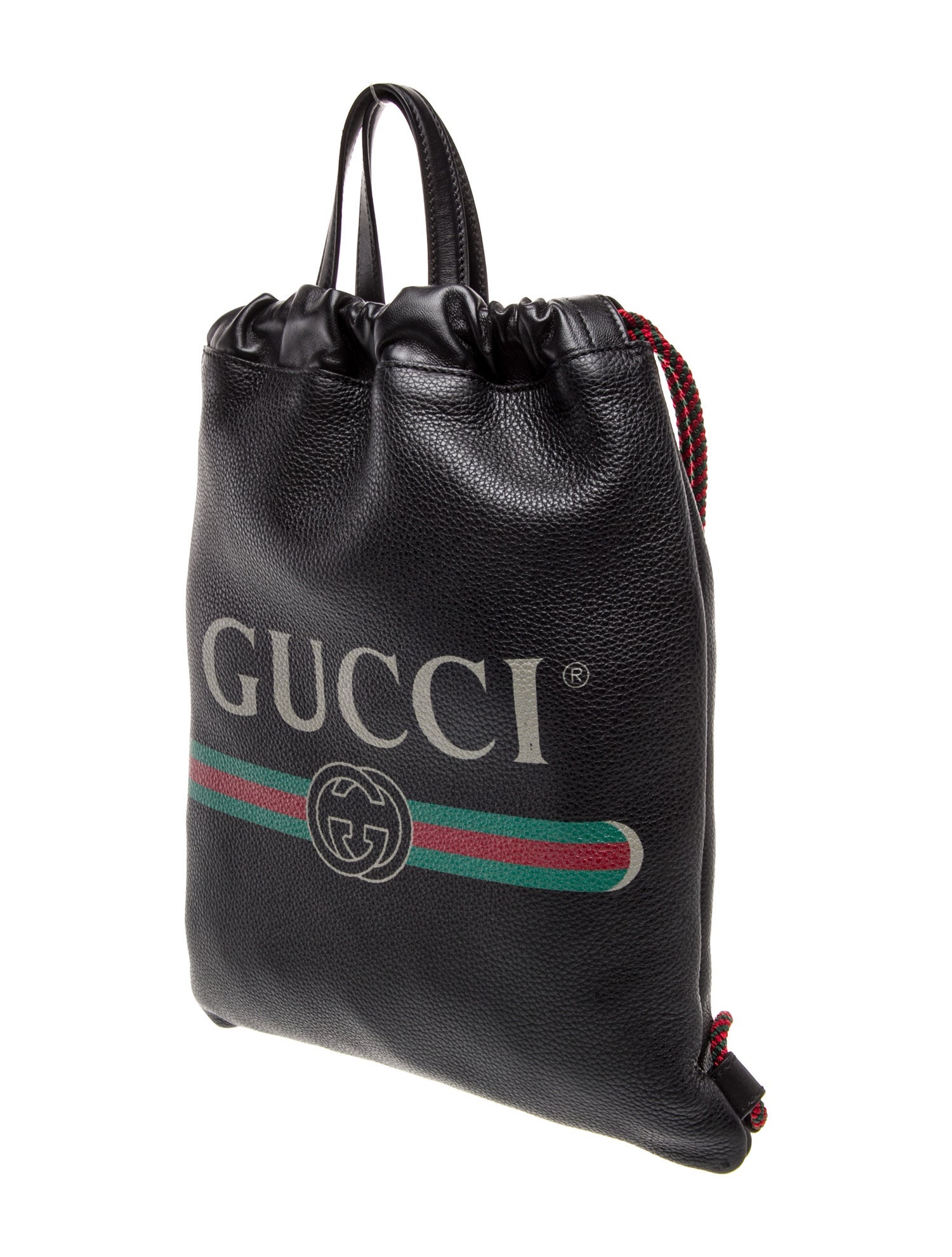 Gucci Web Logo Drawstring