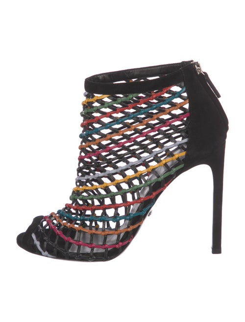 Gucci Leather Striped Sandals