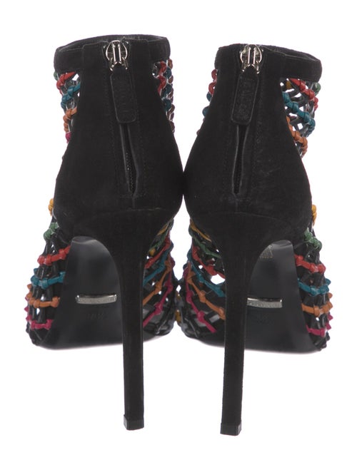 Gucci Leather Striped Sandals