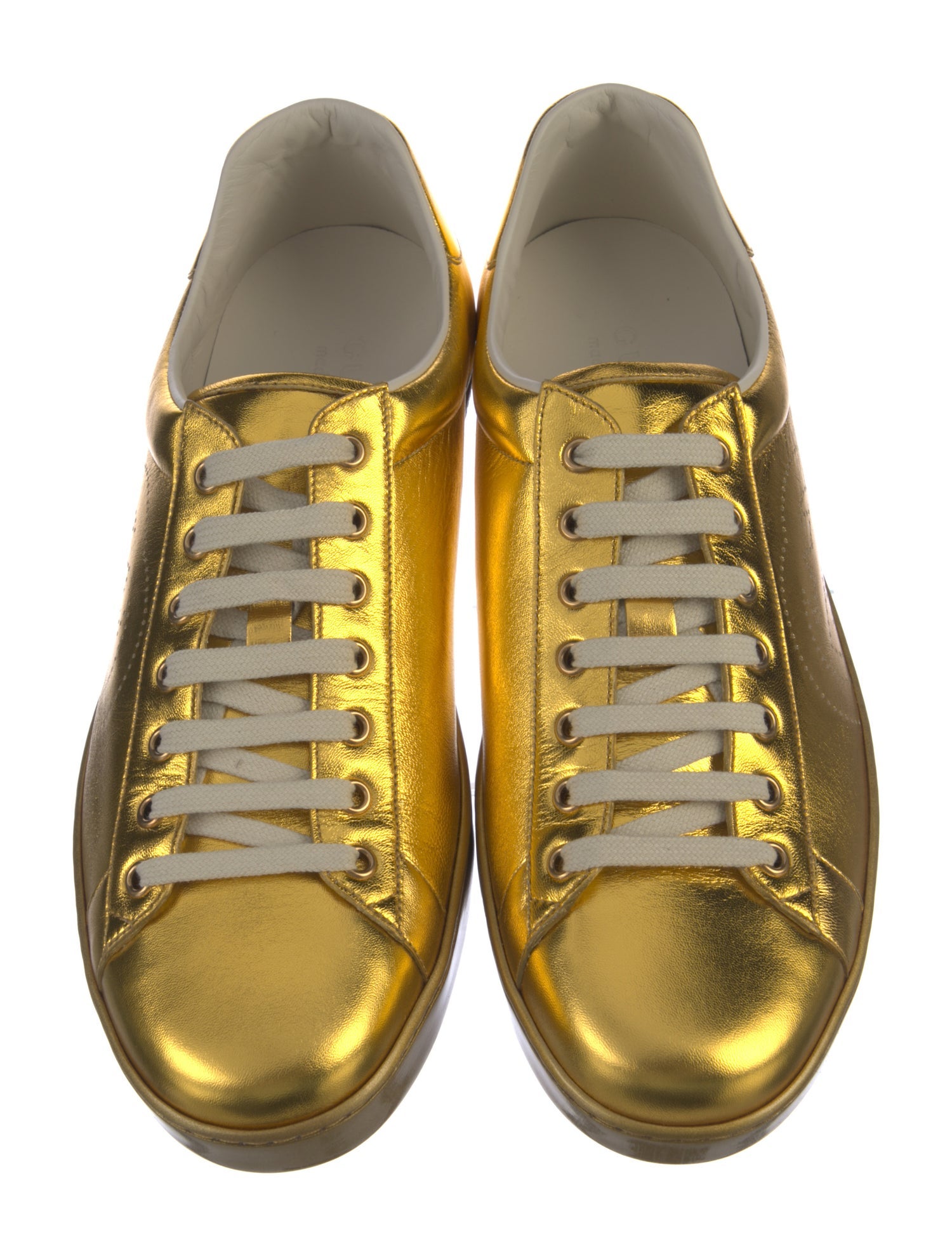 Gucci Interlocking G Logo Leather Sneakers w/ Tags