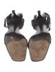 Gucci Interlocking G Logo Leather Sandals