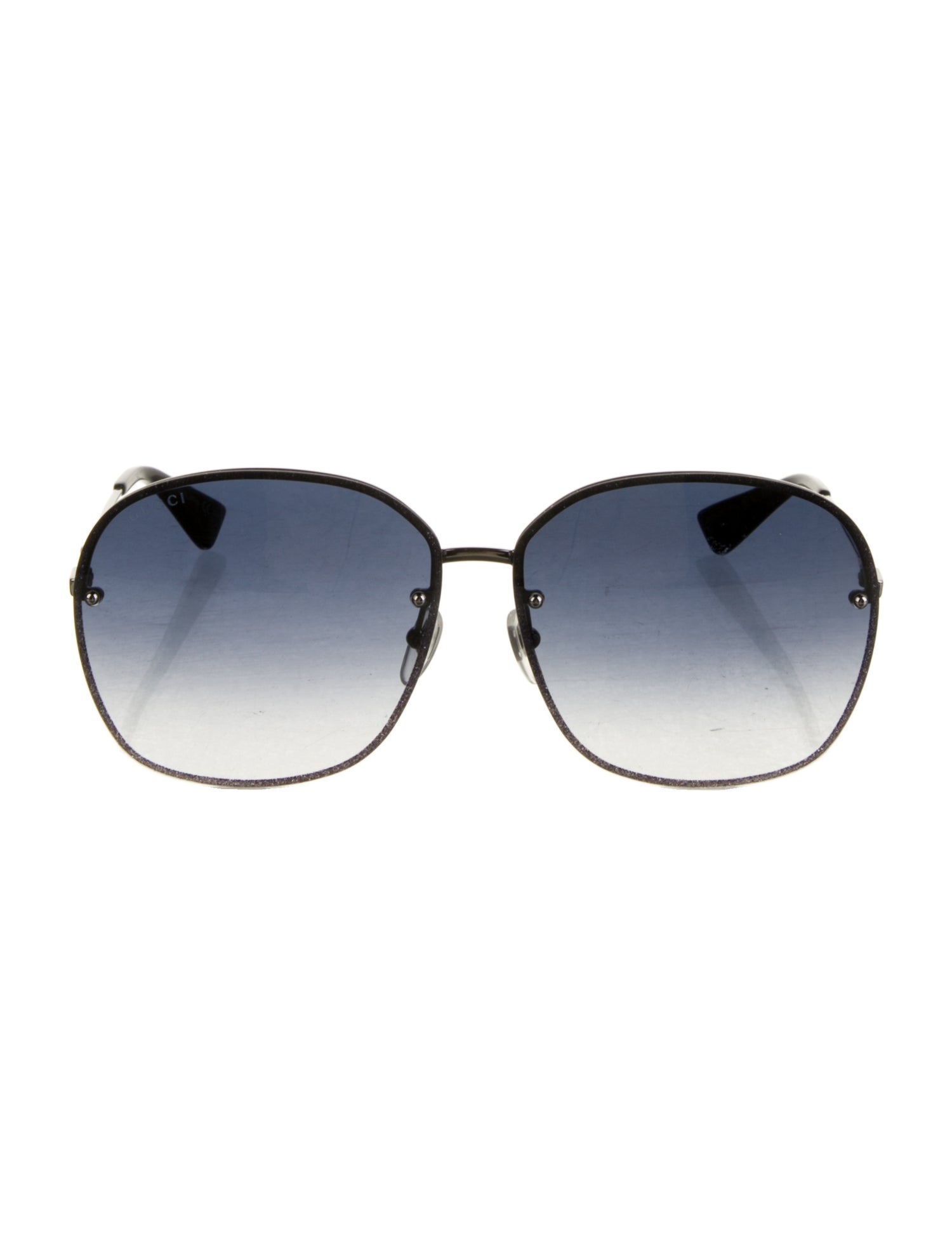 Gucci Interlocking G Logo Oversize Sunglasses