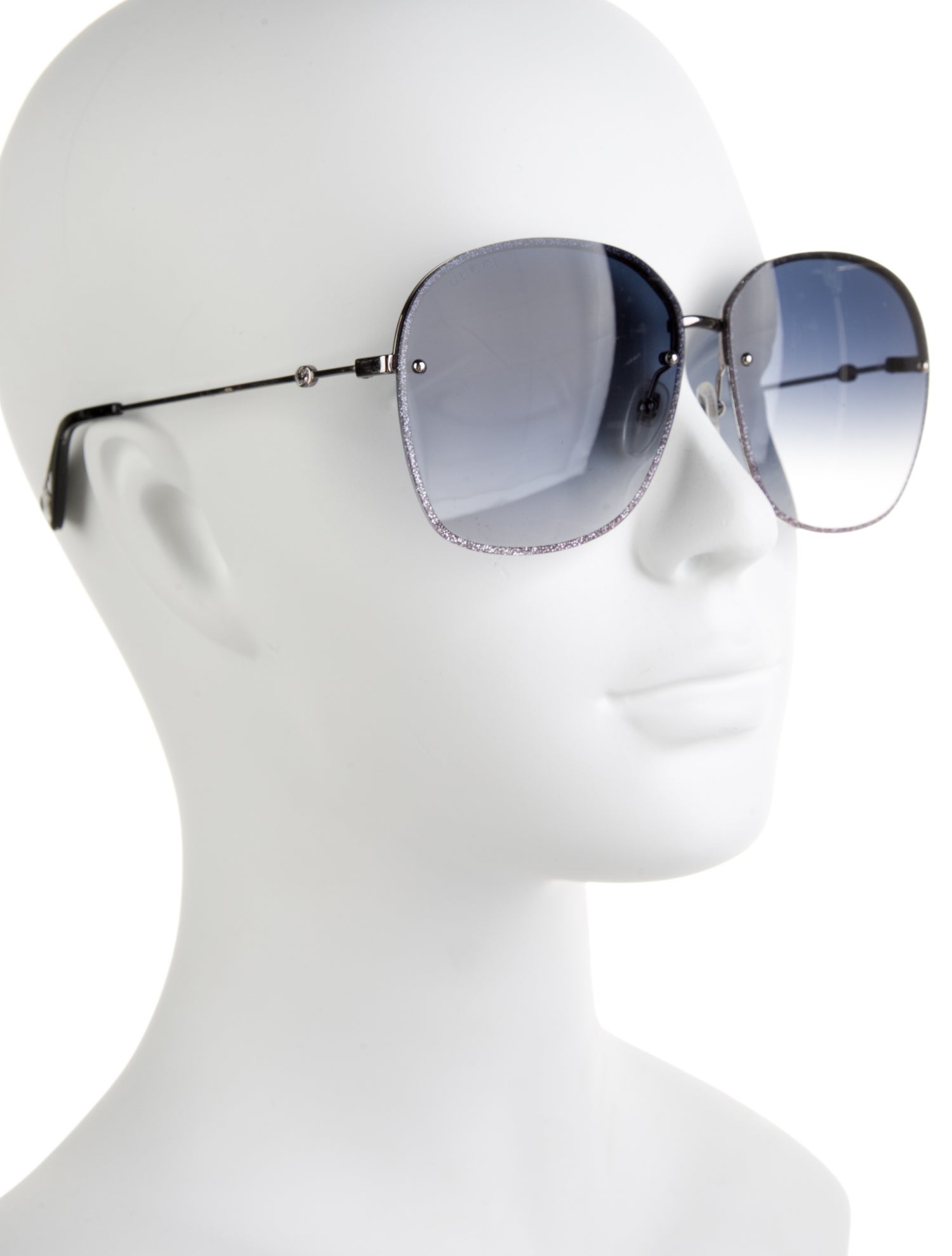 Gucci Interlocking G Logo Oversize Sunglasses