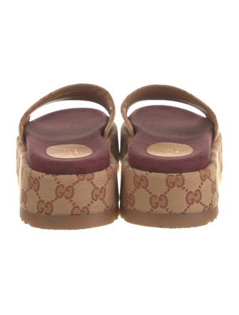 Gucci GG Canvas Canvas Slides