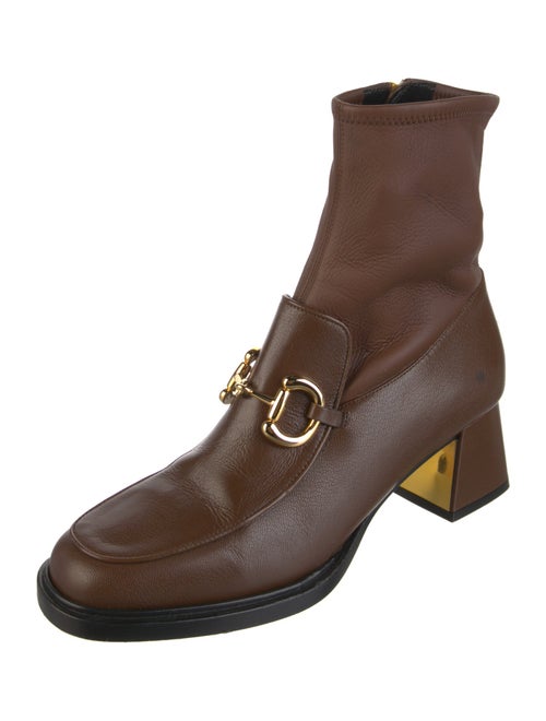 Gucci 1955 Horsebit Accent Leather Boots