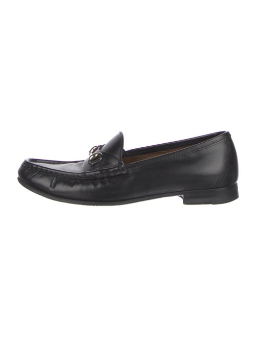 Gucci Horsebit Accent Leather Loafers