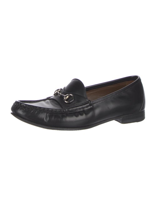 Gucci Horsebit Accent Leather Loafers