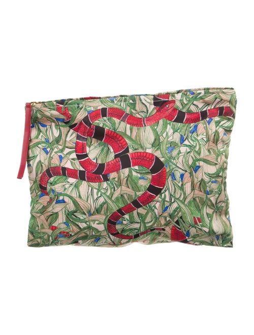 Gucci Pattern Print Cosmetic Bag