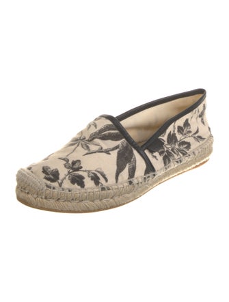 Gucci Canvas Floral Print Espadrilles