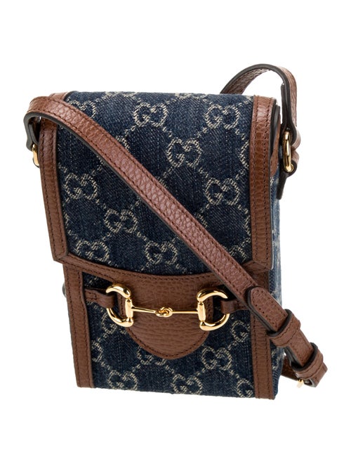 Gucci GG Denim Horsebit 19 Mini