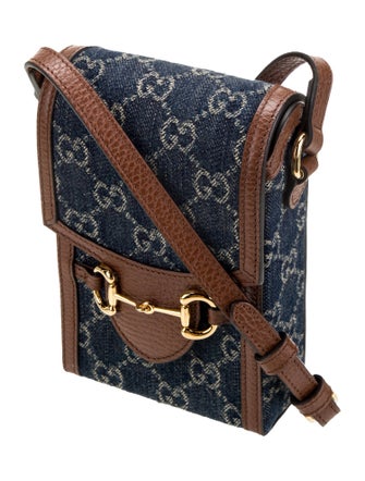 Gucci GG Denim Horsebit 19 Mini