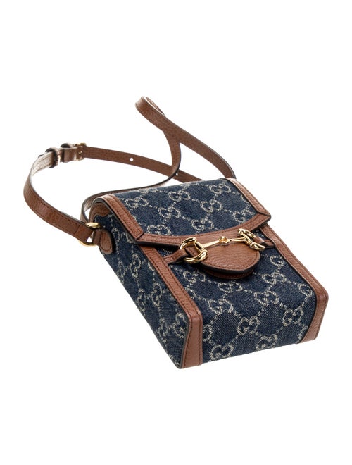 Gucci GG Denim Horsebit 19 Mini