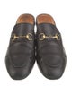 Gucci Horsebit Accent Leather Mules