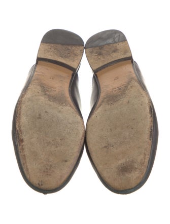 Gucci Horsebit Accent Leather Mules