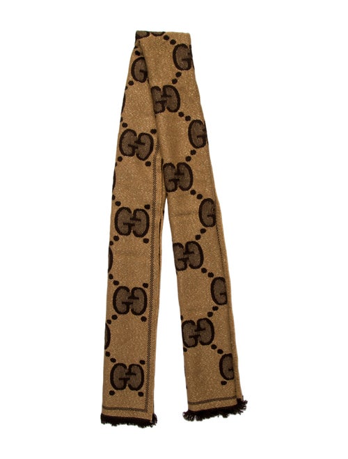 Gucci Wool Printed Scarf