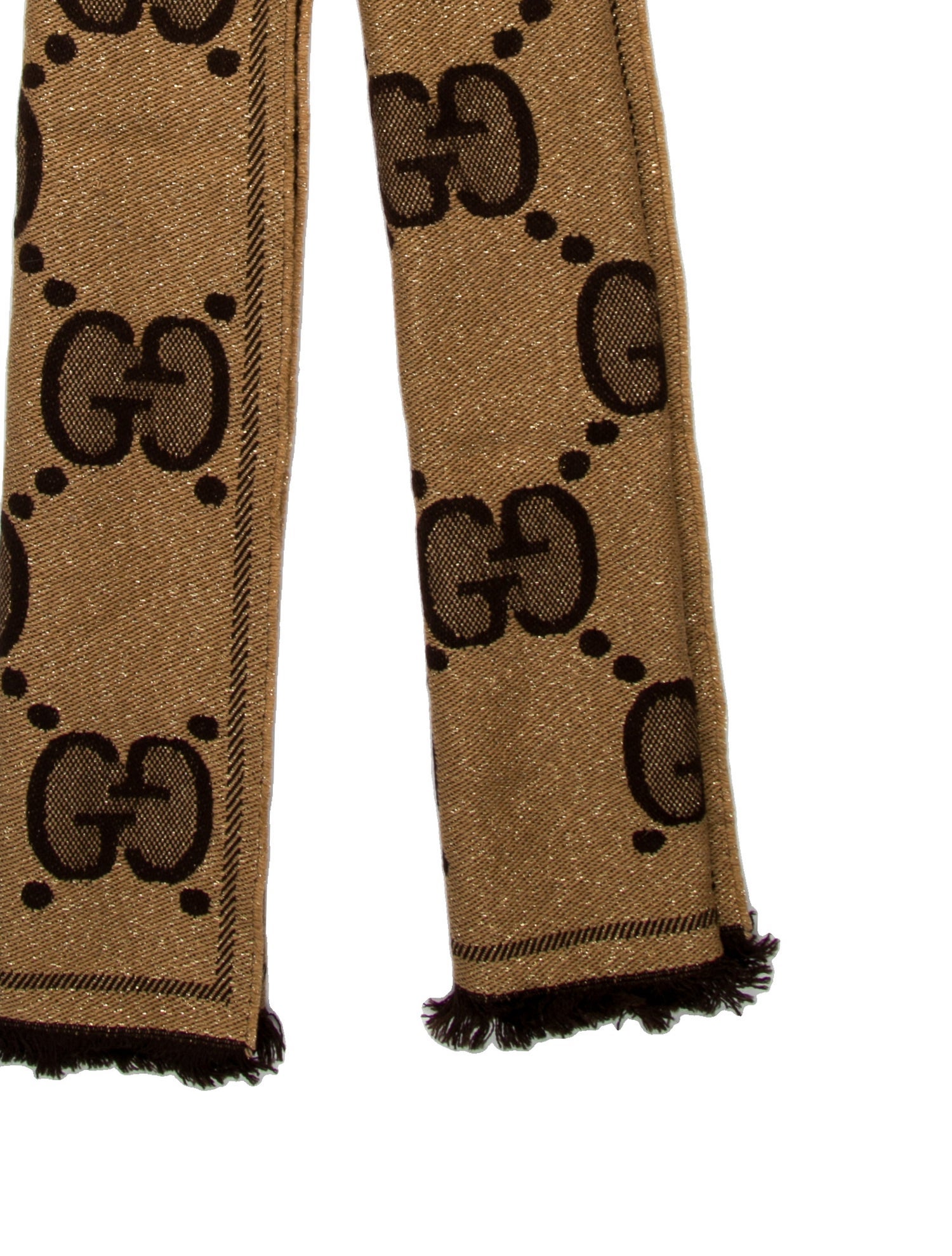 Gucci Wool Printed Scarf