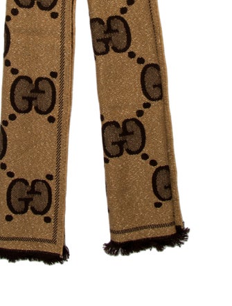Gucci Wool Printed Scarf