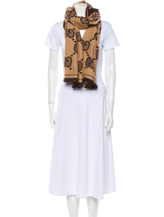 Gucci Wool Printed Scarf