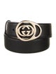 Gucci Interlocking G Logo Leather Belt