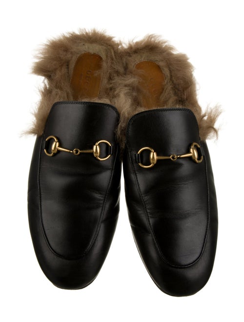 Gucci Horsebit Accent Leather Mules