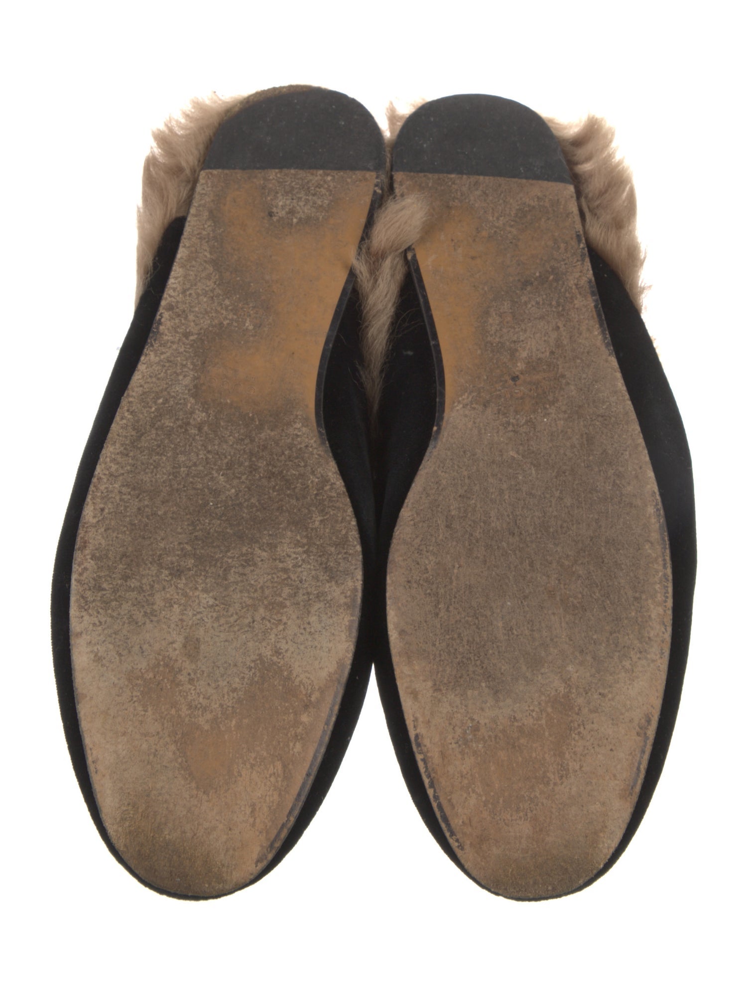 Gucci Horsebit Accent Velvet Mules