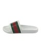 Gucci Patent Leather Striped Slides