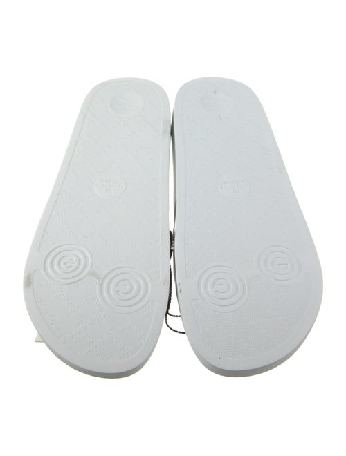 Gucci Patent Leather Striped Slides