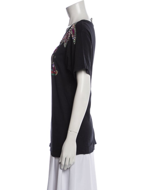 Gucci Graphic Print Scoop Neck T-Shirt