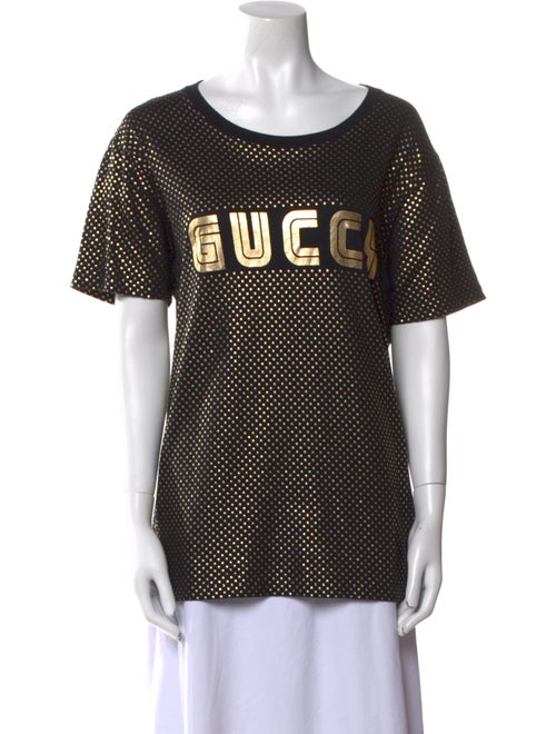 Gucci Graphic Print Scoop Neck T-Shirt