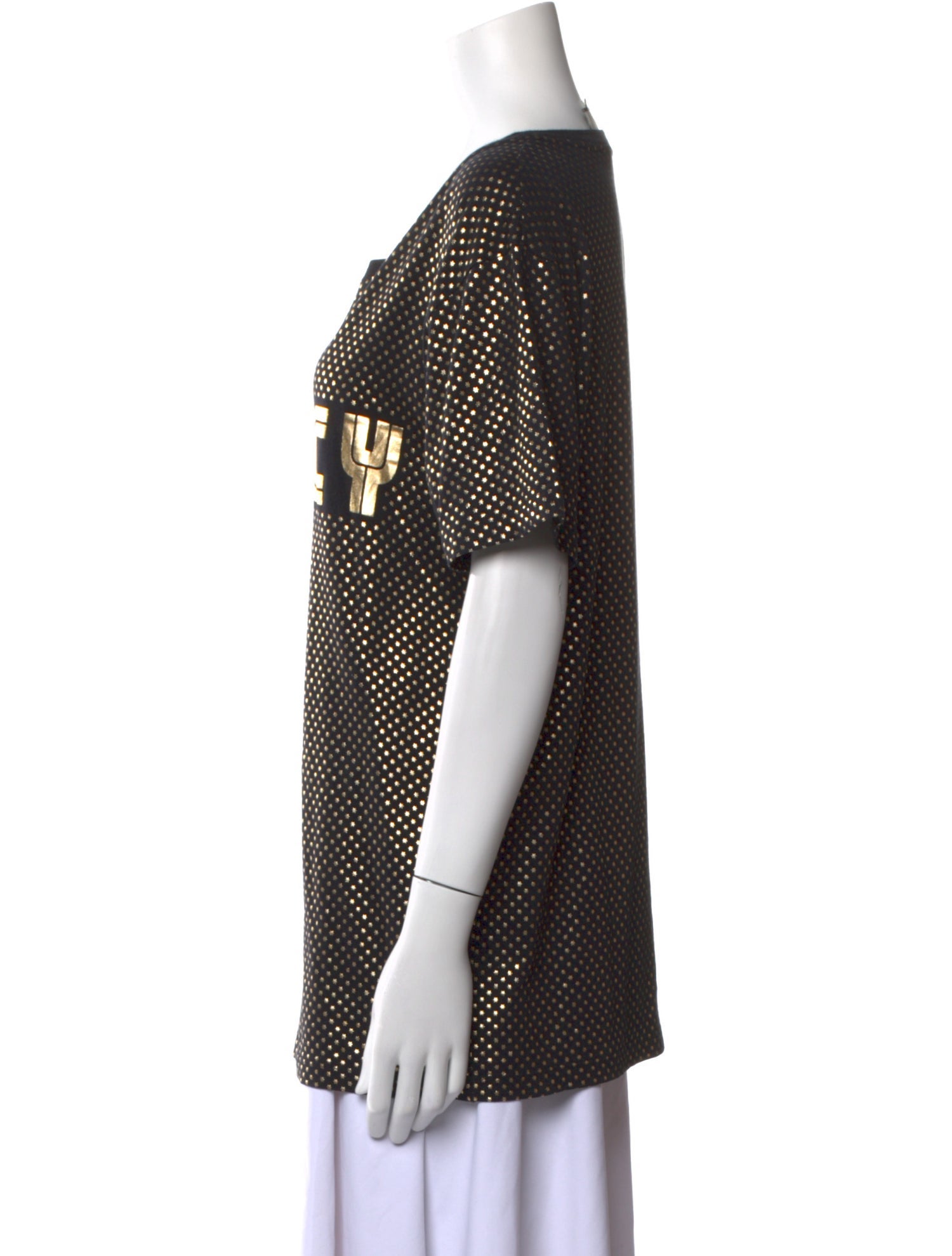 Gucci Graphic Print Scoop Neck T-Shirt