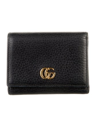 Gucci Double G Logo Leather Wallet