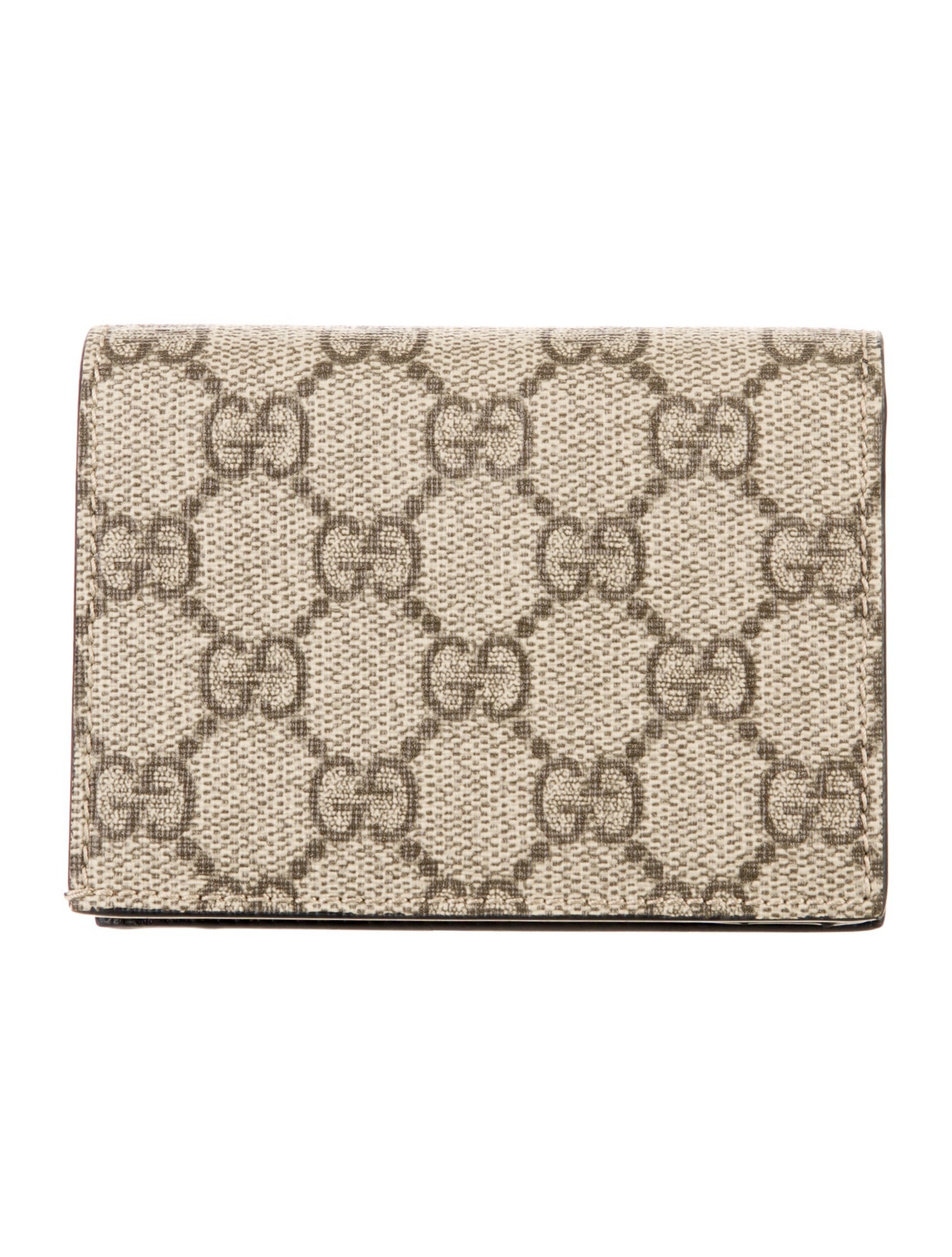 Gucci GG Supreme Compact Wallet w/ Tags