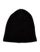 Gucci Black Pattern Printed Wool Knit Beanie