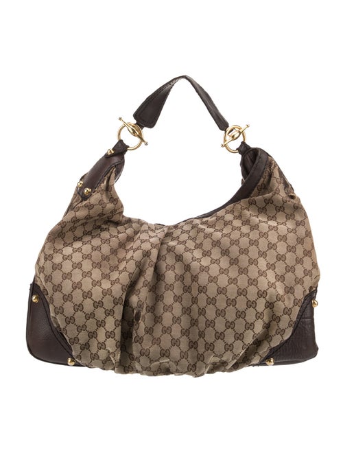 Gucci GG Canvas Jockey Large