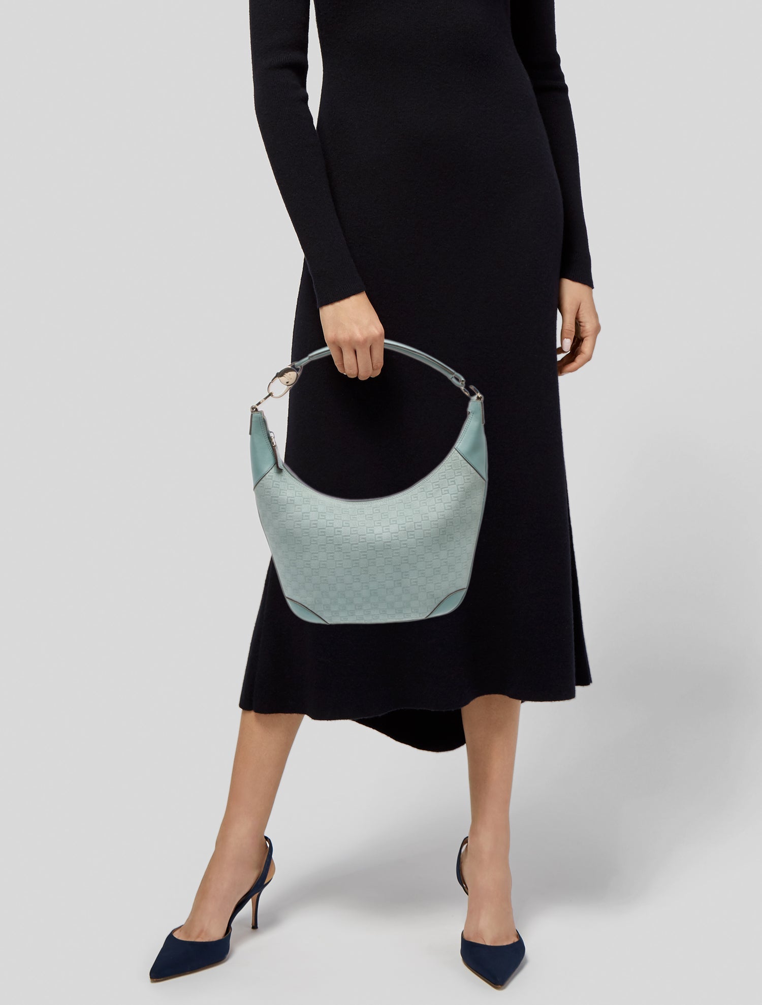 Gucci Suede Shoulder Bag