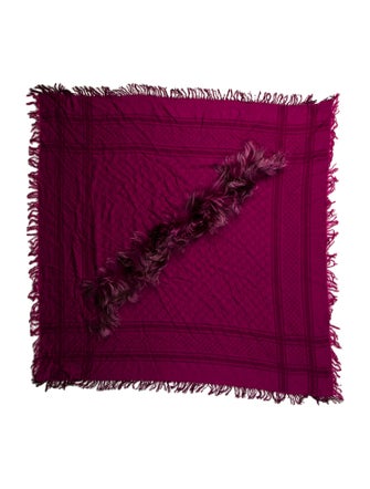 Gucci Wool Printed Shawl